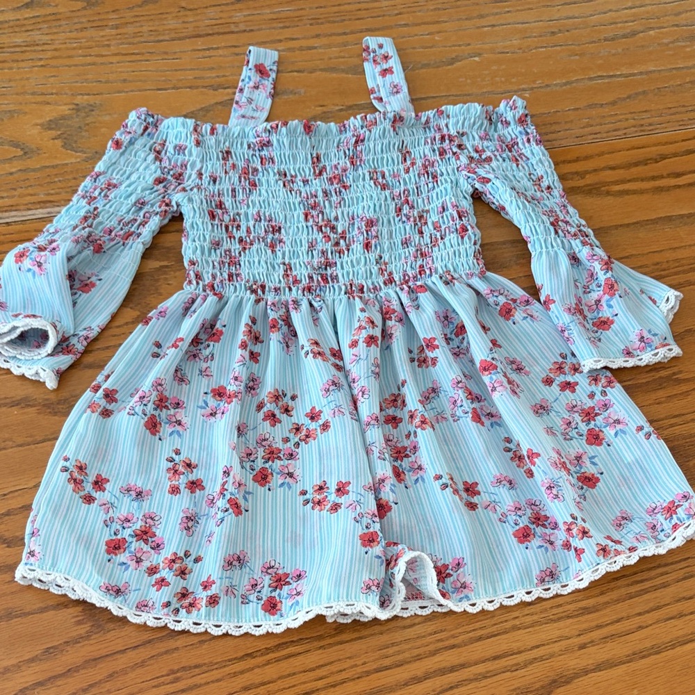 Speechless Kids Smocked Floral Top